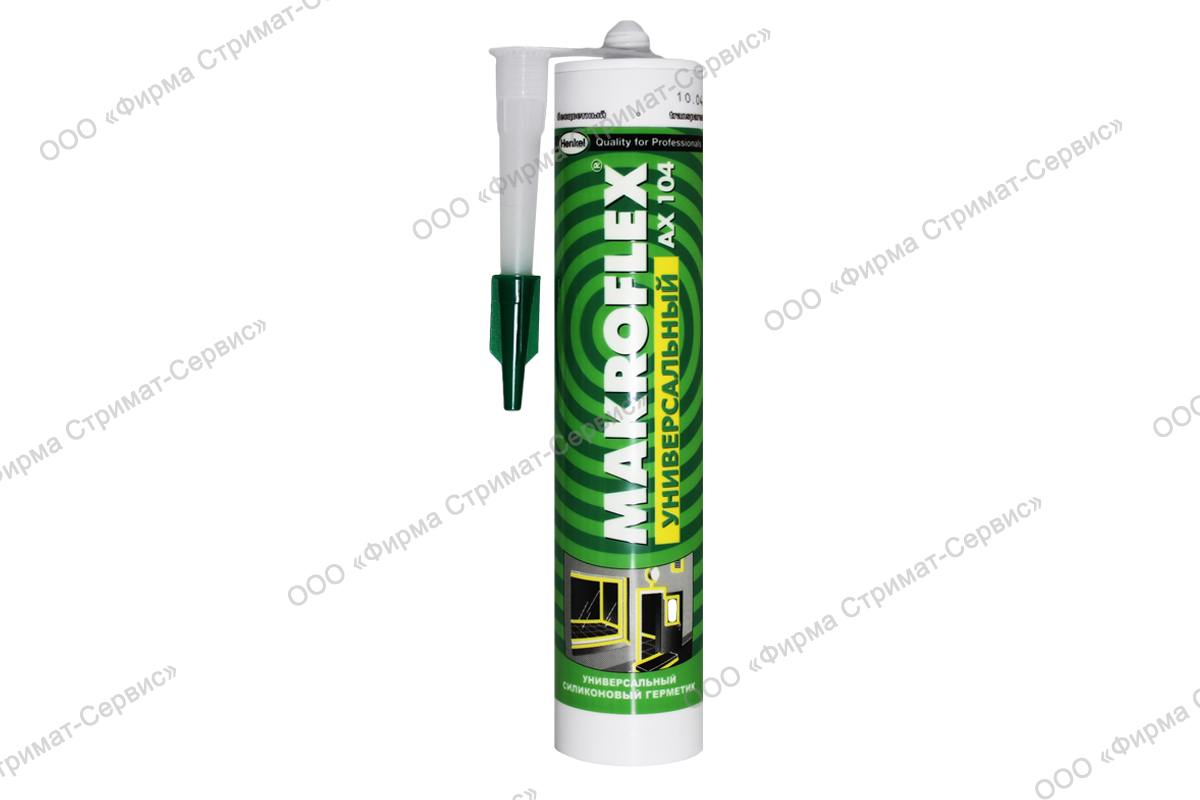 Makroflex" AX104 унив.(прозр.) силик.герметик 290мл (уп.12шт)